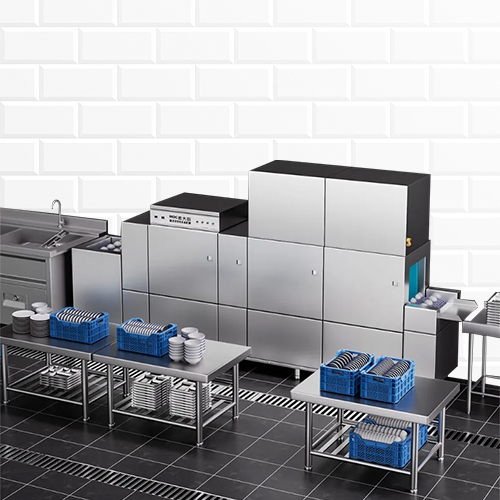 第四代商用洗碗机：平放式洗碗机的特点与应用