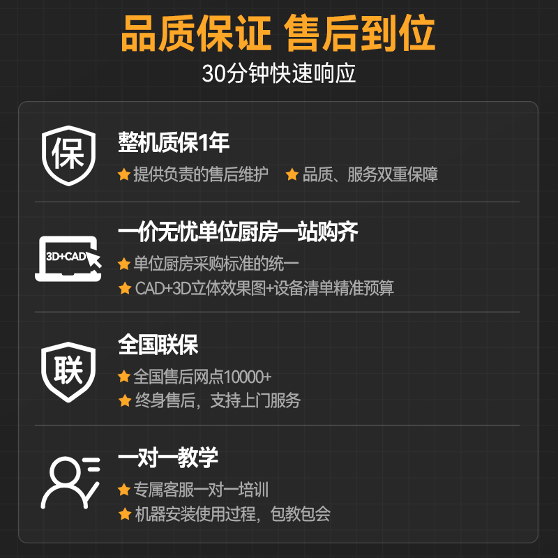 麦大厨高性能款1.5米单池超声波洗碗机商用