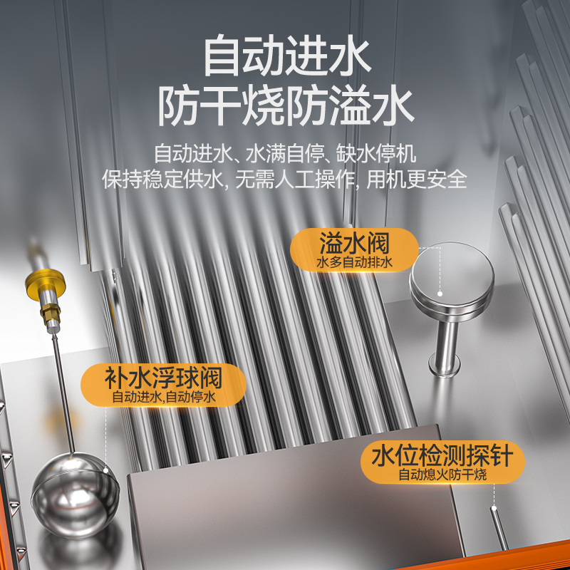 麦大厨商用双门24盘智能恒温燃气蒸饭柜大型食堂蒸饭箱