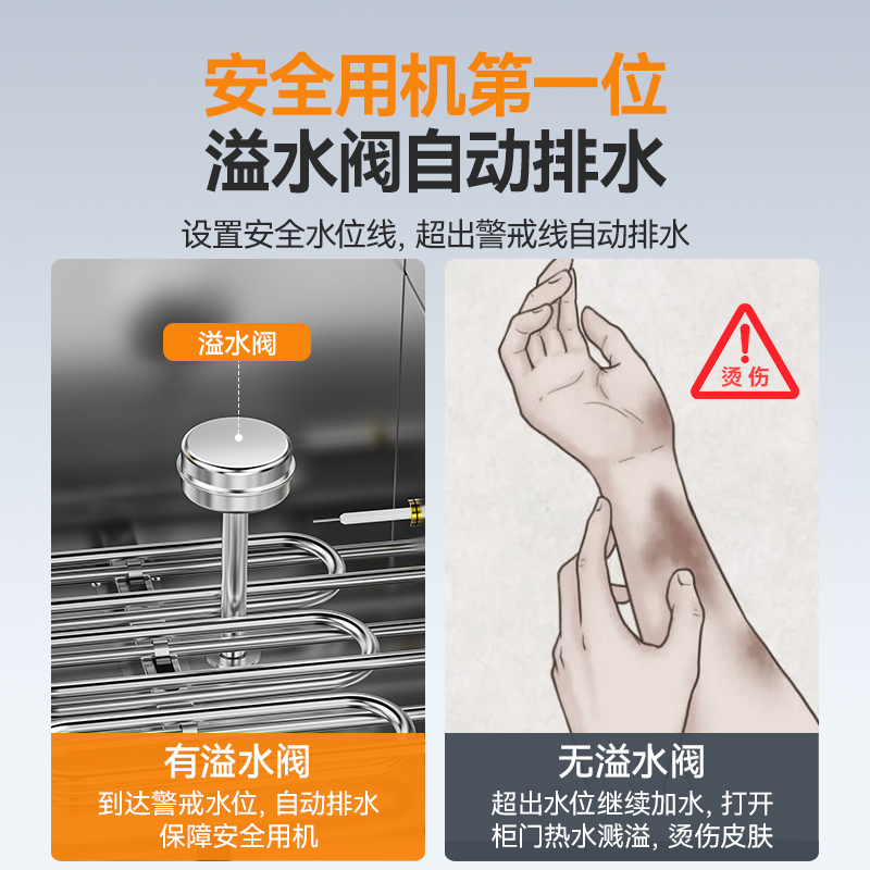 麦大厨JG系列24KW机械工程款双门双控蒸柜380V